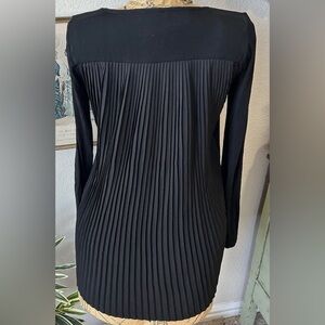 White House Black Market Elegant Black Blouse
